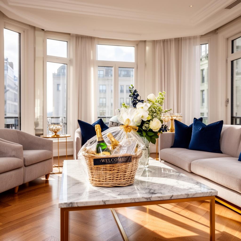 Beautifully staged modern living room
